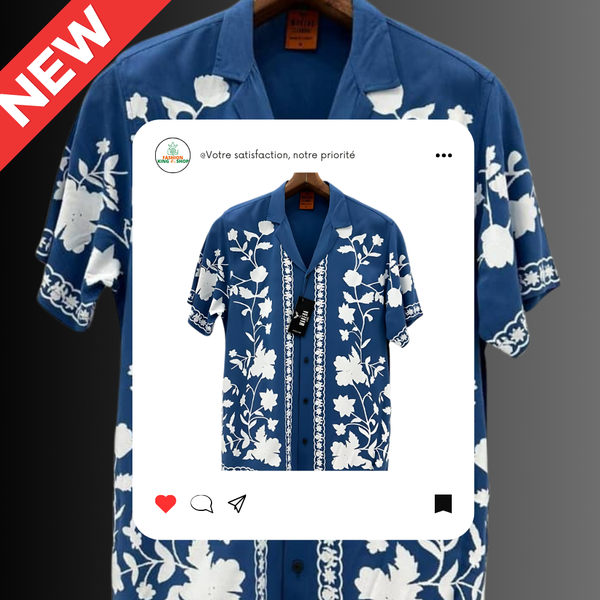 Chemise bleue coton - Turquie